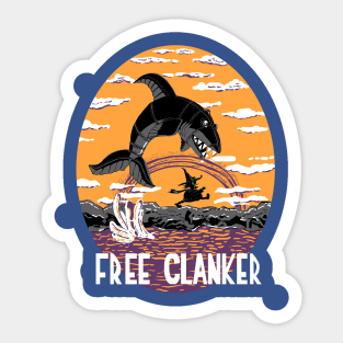 Free Clanker Sticker